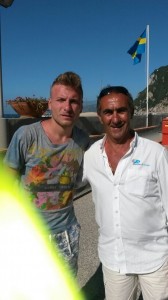 Ciro Immobile a Capri con Armando Fiorentino